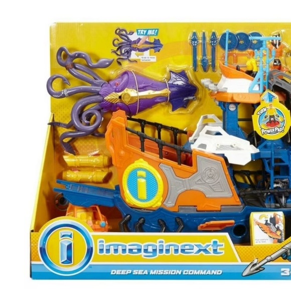 Imaginext deep sea rescue boat some signs of wear &  play see pics. - Picture 6 of 6